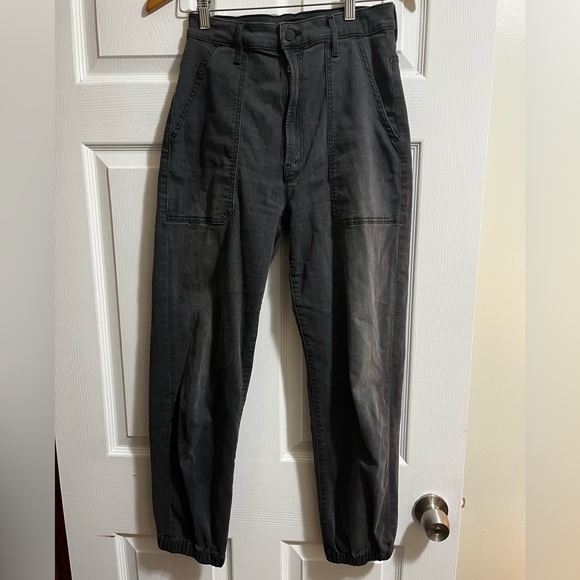 MOTHER Pants - MOTHER Black Cargo Pants